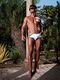 Slip de bains homme White Italia NIT