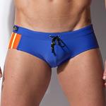 slip de bain rayures latérales pack-up