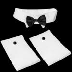 Col et manchettes Tuxedo