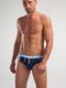 Slip de bain homme bandes latérales Geronimo