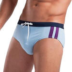 Slip de bain bandeau bandes latérales