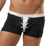 Shorty basique microfibre laçage frontal