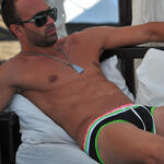 Slip de bain Lines