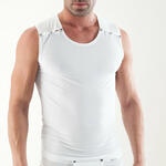 Débardeur homme à pression en microfibre
