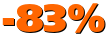 Remise de -83%