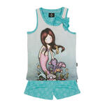 Pyjama short débardeur So Nice To Sea You Santoro bleu