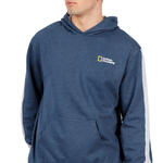 ADMAS FOR MEN - Ref.57345AD - Sweat à capuche National Geographic bleu Admas