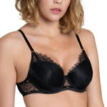 LISCA - Ref.10309LI - Soutien-gorge préformé Rose noir bonnets F Lisca