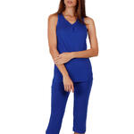 ADMAS WOMAN - Ref.55158AD - Pyjama pantacourt débardeur tenue Solid Colours