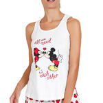ADMAS WOMAN - Ref.55064AD - Pyjama short débardeur Love Mouse Disney