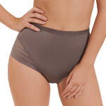 LISCA - Ref.22140LIM - Slip taille haute Alegra marron Lisca