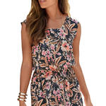 LASCANA - Ref.DR41184 - Robe estivale manches courtes Flower Lascana