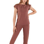 LISCA - Ref.23312LI - Pyjama pantalon top manches courtes Harvest