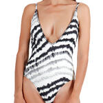 ADMAS WOMAN - Ref.11287AD - Maillot de bain 1 pièce Tie And Dye noir Admas