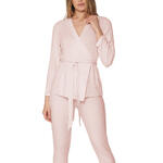 ADMAS WOMAN - Ref.55847AD - Pyjama tenue pantalon top croisé Elegant Line