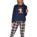 ADMAS WOMAN - Ref.55087AD - Pyjama tenue pantalon et haut Mickey College Disney