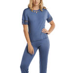 LISCA - Ref.23344LI - Pyjama pantalon top manches courtes Juliette Lisca