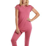 LISCA - Ref.23345LI - Pyjama leggings tunique manches courtes Juliette Lisca