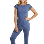 Pyjama leggings tunique manches courtes Juliette