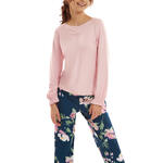 LISCA - Ref.23363LI - Pyjama resserré tenue pantalon top manches longues Kasia