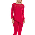LISCA - Ref.23354LI - Pyjama tenue pantalon top manches longues Flamenco