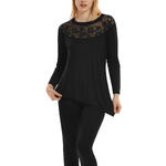 Pyjama tenue d'intérieur pantalon top manches longues Flamenco