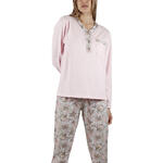 ADMAS FEMME - Ref.56193AD - Pyjama pantalon top manches longues Made With Love