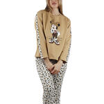 ADMAS FEMME - Ref.56982AD - Pyjama pantalon top Minnie Leopardo Disney