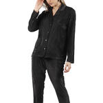 ADMAS FEMME - Ref.56153ADN - Pyjama velours pantalon chemise Elegant Stripes