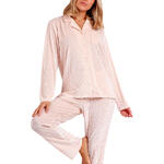 ADMAS FEMME - Ref.56153ADR - Pyjama velours tenue Elegant Stripes