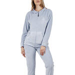 ADMAS FEMME - Ref.56191ADB - Pyjama tenue pantalon veste zippée Soft Home