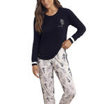 SELMARK - Ref.P4573SE - Pyjama tenue pantalon top manches longues Botanic