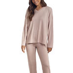 SELMARK - Ref.P4973SE - Pyjama tenue pantalon top manches longues Knitting