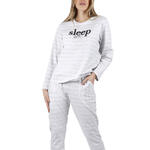 ADMAS FEMME - Ref.56160AD - Pyjama tenue pantalon top manches longues Lets Sleep
