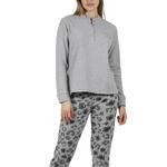 ADMAS FEMME - Ref.56233AD - Pyjama pantalon top manches longues Skin Winter