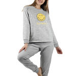 ADMAS FEMME - Ref.56652AD - Pyjama tenue pantalon et haut Heroes Smiley