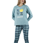ADMAS FEMME - Ref.56653AD - Pyjama tenue pantalon et haut Awesome Smiley