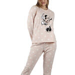 ADMAS FEMME - Ref.56978AD - Pyjama polaire pantalon Minnie Bubble Gum Disney