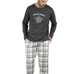 ADMAS HOMME - Ref.56596AD - Pyjama tenue d'intérieur pantalon et haut Air Born