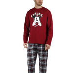 ADMAS HOMME - Ref.56439AD - Pyjama tenue pantalon et haut Mickey Check Disney