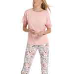 LISCA - Ref.23384LI - Tenue pyjama pantalon top manches courtes Lilly