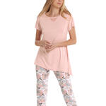 LISCA - Ref.23385LI - Tenue pyjama legging tunique manches courtes Lilly