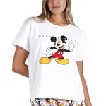ADMAS FEMME - Ref.56956AD - Pyjama short t-shirt Mickey Poses Disney Admas