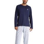 ADMAS HOMME - Ref.60270AD - Pyjama pantalon top manches longues Stripes And Dots