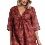 ADMAS FEMME - Ref.19736AD - Robe de plage Sunset Palm Admas