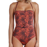 ADMAS FEMME - Ref.11374AD - Maillot bain une pièce bustier préformé Sunset Palm