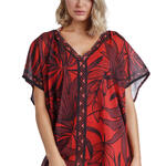 ADMAS FEMME - Ref.19759AD - Caftan de plage Sunset Palm Admas