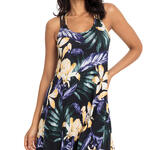 LASCANA - Ref.DR4209A - Robe de plage sans manches Tropic Lascana