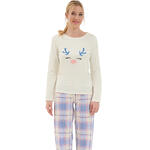 LISCA - Ref.63463LI - Pyjama pantalon top manches longues Holiday Lisca Cheek