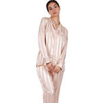 ADMAS FEMME - Ref.55838AD2 - Pyjama tenue chemise et pantalon Satin Stripes